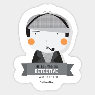 Little detective Sticker